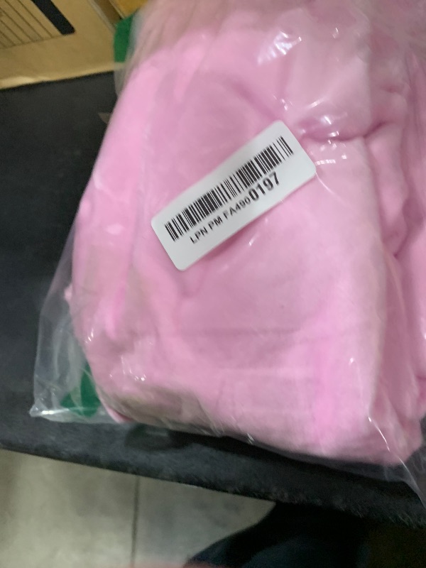 Photo 1 of 1 Yards Pink Minky Fabric 36” X 65" inches Wide Minky Cloth, Soft Plush and Skin Friendly Thickened Sheer Fabric by The Yard for Baby Blanket,Throws,Pillow Cover,Scarf,Cuddly Toys,Baby Accessories