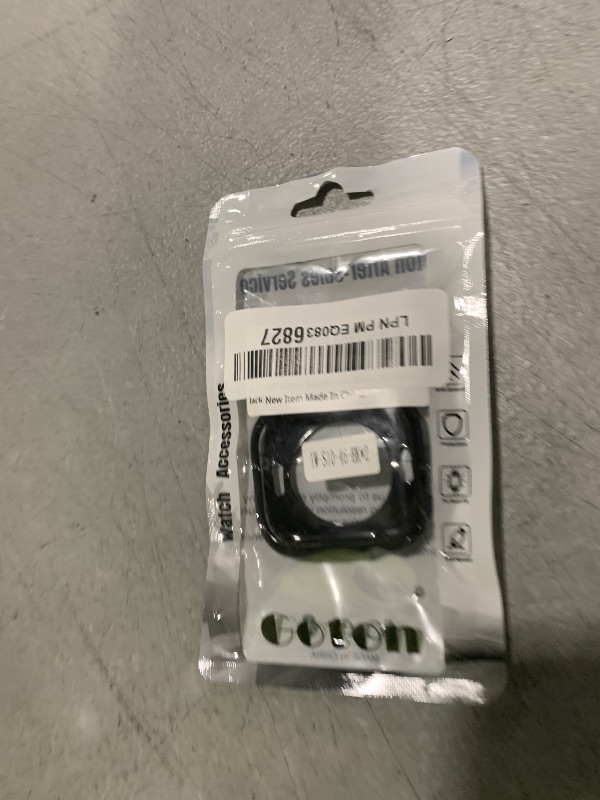 Photo 1 of [2 Pack] Goton Bumper Case for Apple Watch 46mm, [No Screen Protector] Slim Soft TPU Shockproof Case Cover Bumper Protector Accessories for iWatch Series 11 Series 10, 46mm Black+Black