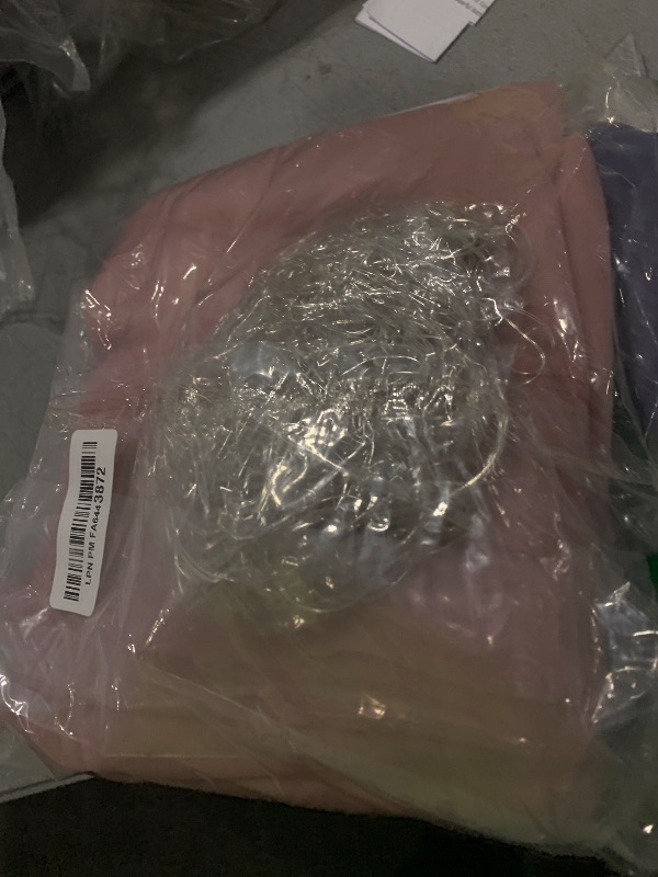 Photo 1 of 10×10ft Dusty Rose Tulle Backdrop Curtain with Lights String for Parties, Sheer Photo Curtain Backdrop Drapes for Wedding Party Photography Backgrounds