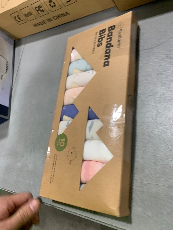 Photo 1 of 10-Pack Organic Baby Bandana Bibs for Girls - Super Absorbent Triangle Baby Bibs for Drooling and Teething Infant, 100% Cotton Extra Soft for Newborn, Infant 0-36 Months (Marine Muse)