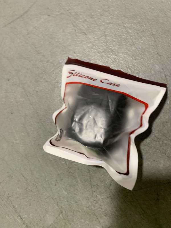 Photo 1 of 2 in 1 Silicone Protective Skin Cover Compatible with AirPod 1&2 and AirTag, Soft Comprehensive Protective Case with 2 PCS TPU Screen Protector, Anti-Scratch Anti-Fall Anti-Lost(Black)