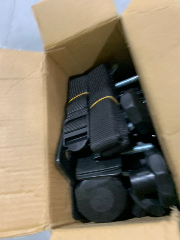 Photo 1 of 4 Pcs Roof Box U-Bolt Clamps, Upgraded Rooftop Cargo Carrier Rack Bolts, Car Van Mounting Fitting Kit 85mm Inner Width Metal U-Bracket Clips w/ 8 Lock Nuts 2 Straps