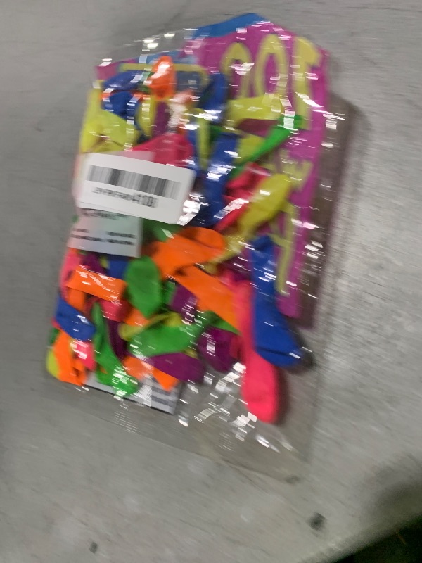 Photo 1 of 100 pcs Assorted Water Balloon with Filler in Poly Bag
