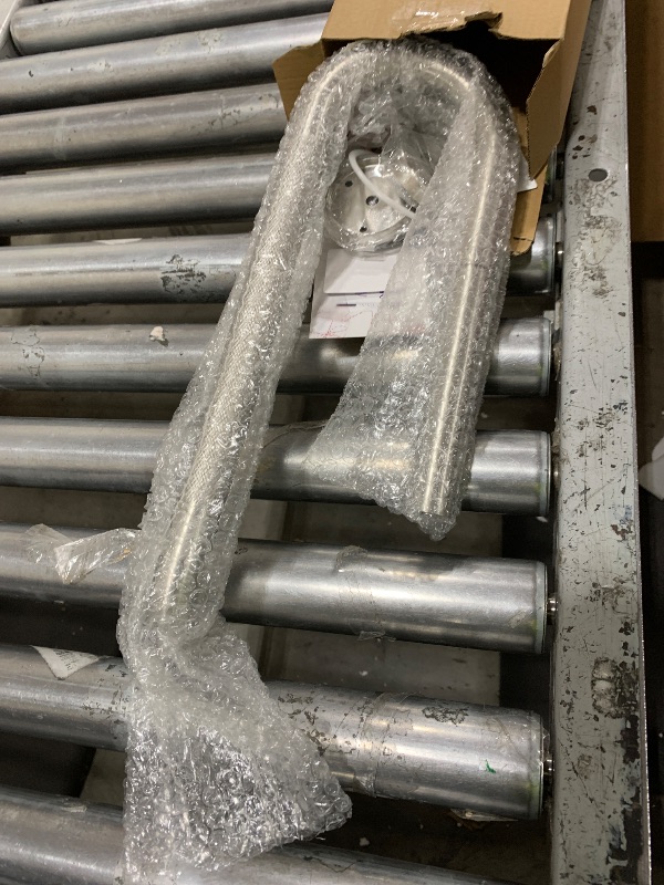 Photo 1 of ???????? Toilet Grab Bars 16 Inch - Toilet Paper Holder Grab Bar Stainless Steel Knurled Toilet Grab Bars for Seniors Bathtub Bathroom Rails for Elderly Safety Balance Support, Brushed Nickel