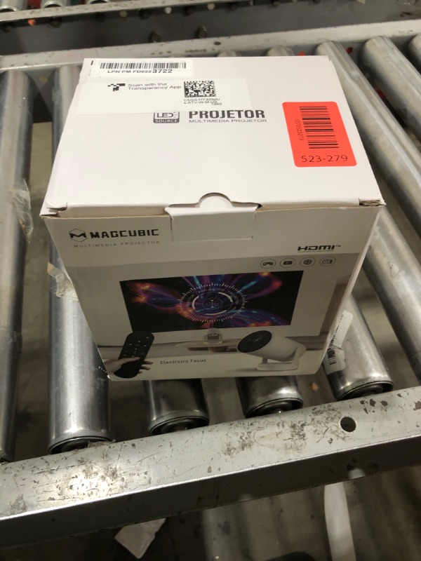 Photo 1 of ?Electric Focus?Magcubic Mini Projector 4K Support, Portable Projector with WiFi 6 and Bluetooth 5.4, Smart Proyector, 5W Soundbase Speaker, 180°Rotation for Home Theater