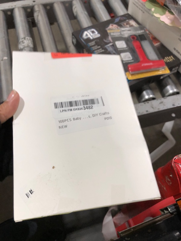 Photo 1 of 100PCS Baby Shower Clothespins Games Girl Plastic Clothes Pin with Waterproof Bag Mini Pink Pin Bulk 1.37 inch for Party Decorations, DIY Crafts