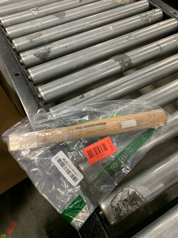 Photo 1 of 1 pack Wood Sledge hammer handle replacement for 2, 3 and 4 lb Complete Set with Wooden and Steel Wedges - Wood replacement ball pien hammer handle - Wood tool handle - Wooden handle hammers in bulk