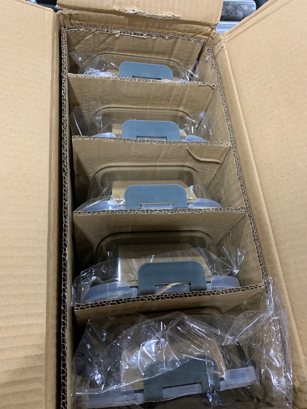 Photo 1 of [10-Pack] Glass Meal Prep Containers with Lids, MCIRCO Food Storage Containers with Snap Locking Lids, Airtight Lunch Containers, Microwave, Oven, Freezer and Dishwasher