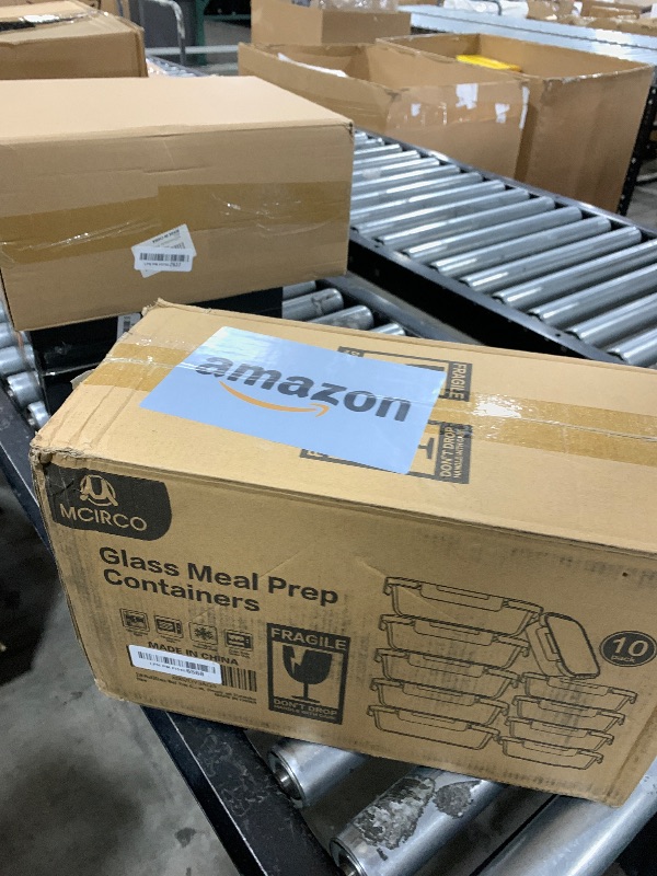 Photo 1 of [10-Pack] Glass Meal Prep Containers with Lids, MCIRCO Food Storage Containers with Snap Locking Lids, Airtight Lunch Containers, Microwave, Oven, Freezer and Dishwasher