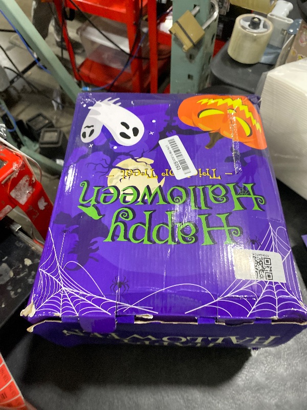 Photo 1 of 12 FT Halloween Inflatables Levitating White Ghost Bride Outdoor Decorations, Scary Inflatables Animated Red Eyes Ghost with Built-in LED Lights for Garden Lawn Patio Outside Holiday Party Prop