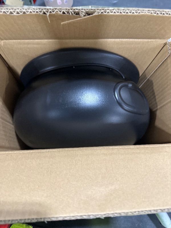 Photo 1 of 10 Pcs Halloween Large Witch Cauldron Kettles, 12.8”, 9.8”, 7.7”, 5.7”, 2.8” Black Plastic Witch Pots Candy Holder Treats & Punch Bowl for Halloween Indoor Outdoor Home Party Supply