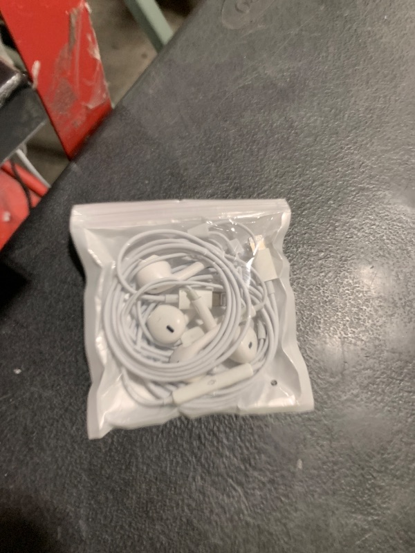 Photo 1 of 2-Pack Apple Earbuds with Lightning Connector (Plug&Play),Wired Headphone for iPhone with Built-in Mic & Volume Control,Compatible with iPhone 14/13/12/11/XR/XS/X/8/7/Pro Max?MFI Certified Earphone?