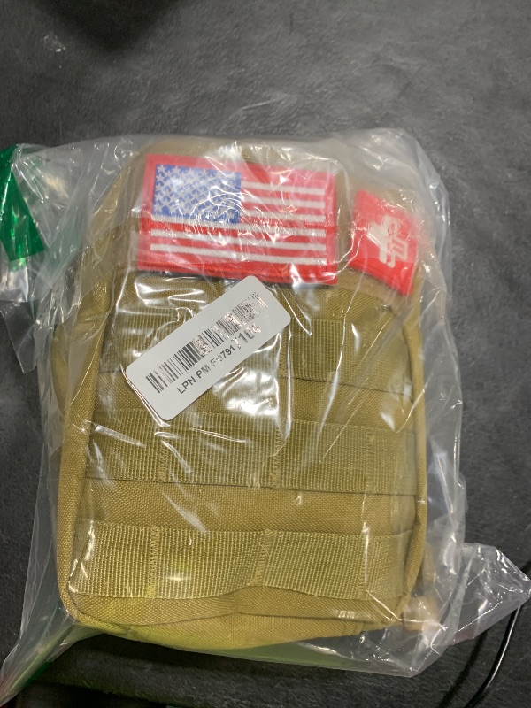 Photo 1 of [Upgrade] Survival First Aid Kit Outdoor Molle System with Tactical Gear Set Trauma Kit for Camper Travel Hunting Hiking and Adventures