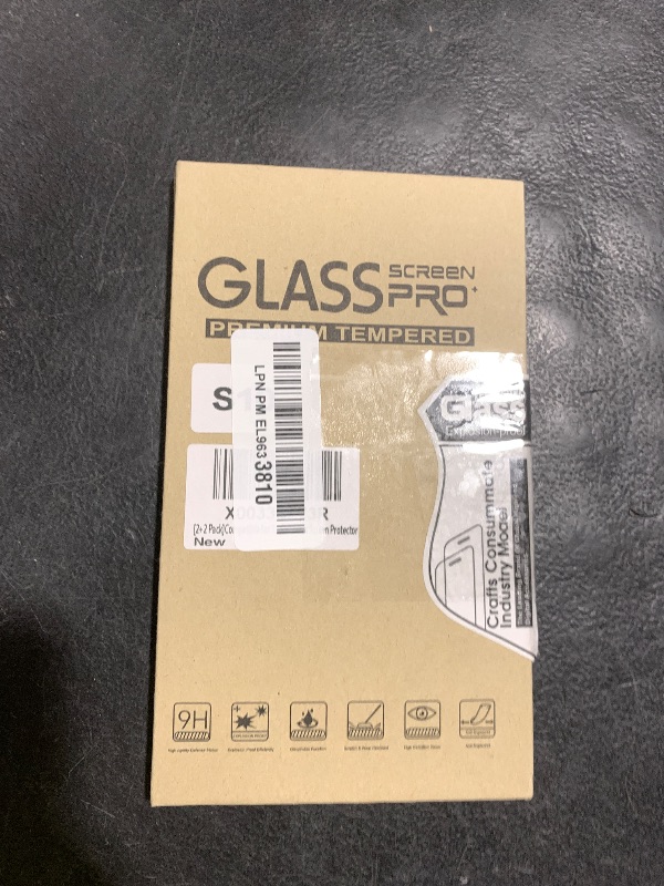 Photo 1 of 1 ONLY- Coliary [2+2 Pack] Galaxy S10 Screen Protector, HD Clear Tempered Glass, Ultrasonic Fingerprint Support, 3D Curved, Scratch Resistant, Bubble-Free for Galaxy S10 5G Glass Screen Protector