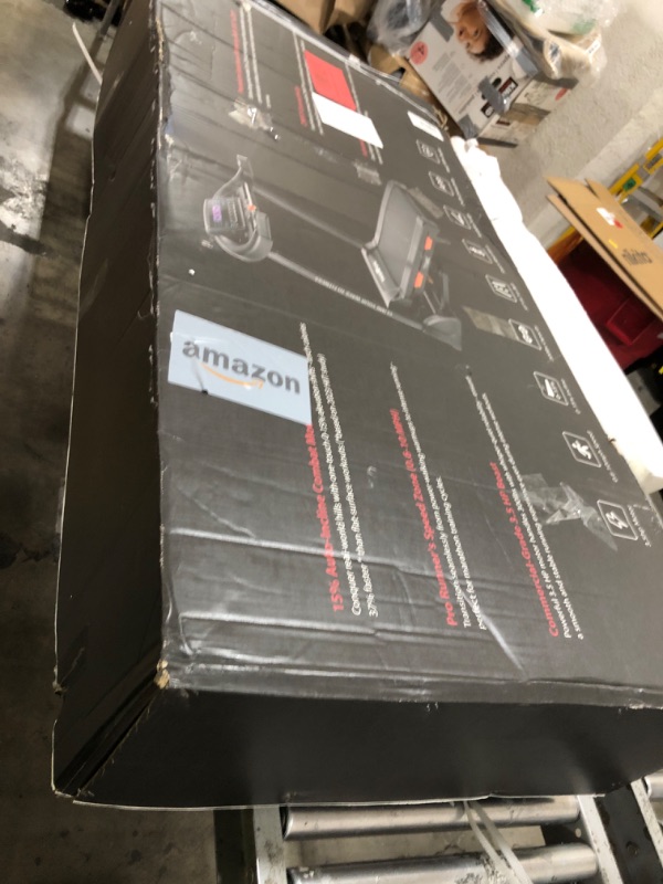 Photo 1 of **DOES NOT WORK** **PARTS ONLY** THERUN Incline Treadmill, Treadmills for Running and Walking, 300 lbs Weight Capacity Folding Treadmill with 0-15% Auto Incline, Wide Belt, 3.5 HP, App, Heart Rate, Orange