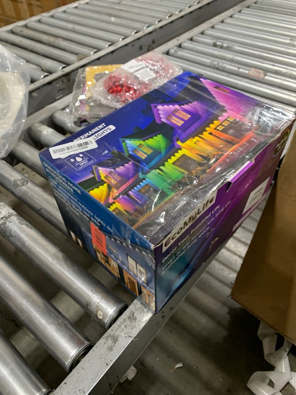 Photo 1 of 100ft Solar Permanent Outdoor Light, Smart RGB Plus IC Outside Lights for House, App/Remote Control String Light, Work with Alexa, IP67 Waterproof LED Strip for Daily Party Christmas All Holiday Decor