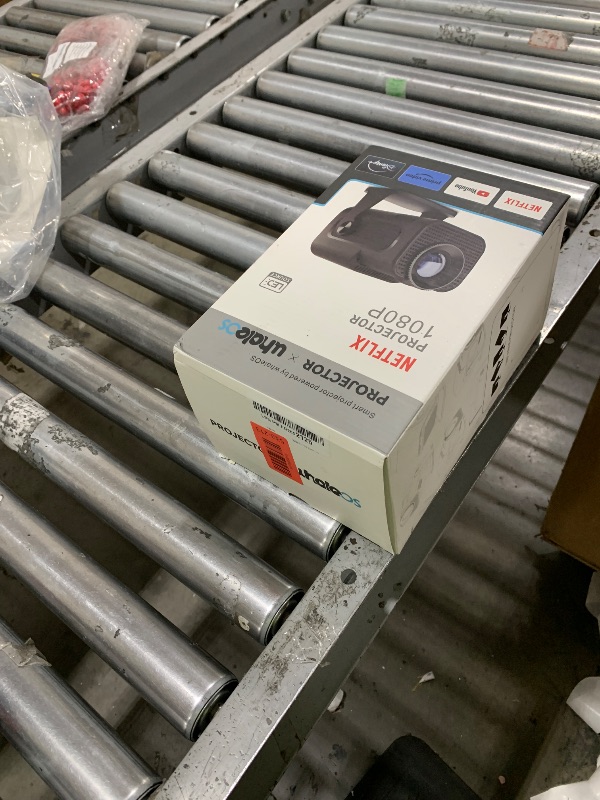 Photo 1 of [ 2025 Netflix Licensed ] 4K Projector with Wifi Bluetooth, Android 13 Smart Projector w Built-in Netflix/YouTube/PrimeVideo/D+, Auto Keystone, 1080P Native Mini Portable Projector for Outdoor Movies