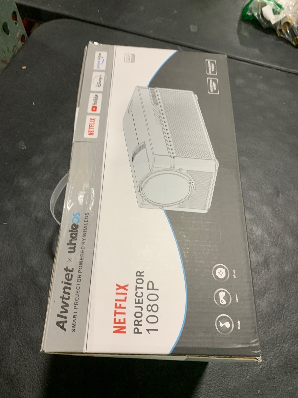 Photo 1 of [Electric Focus] Smart Projector 4K Support 700 ANSI, Mini Projector with Wifi and Bluetooth, Ultra Short Throw, Built-in Android 13, Auto Correction Proyector for Home Theater/Outdoor HY450NTV