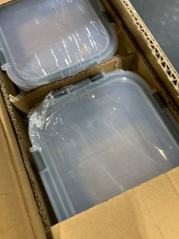 Photo 1 of [8-Pack,30 oz]Glass Meal Prep Containers,Glass Food Storage Containers,Airtight lunch Containers with Lids, Microwave, Oven, Freezer and Dishwasher