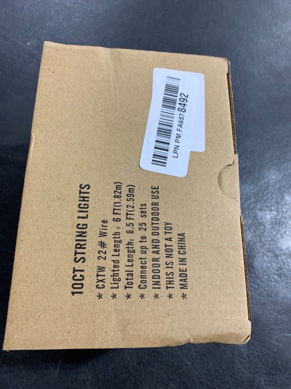 Photo 1 of 10 LED Pumpkin String Lights - 8.5FT Waterproof, UL Listed for Indoor/Outdoor Halloween Party & Garden Decor