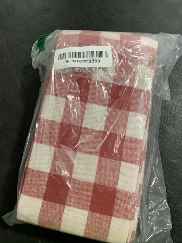 Photo 1 of 100% Cotton Yarn Dyed Red-White Gingham Check Dinner Napkins 18x18 Inch-12 Pcs, Clambake, Beach Party, Reusable, Soft, Durable, Elegant Table Linens Dining, Kitchen, Parties, Machine Washable