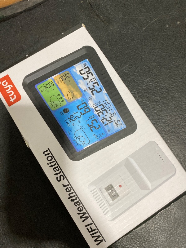 Photo 1 of ?Upgrade WiFi? Weather Stations Wireless Indoor Outdoor Thermometers, with Sensor APP Control, Support 3 Days Weather Forecast/Date/Pressure/Moon Phases/UV Network Time Backlight Digital Alarm Clock