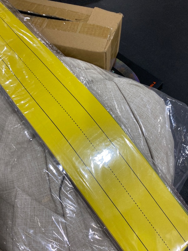 Photo 1 of 100 Pack Sentence Strips, Ruled Sentence Strip Lined Paper for Handwriting Practice Learning Tool Classroom School, Office Supplies (6 Assorted Colors, 17” x 3”)