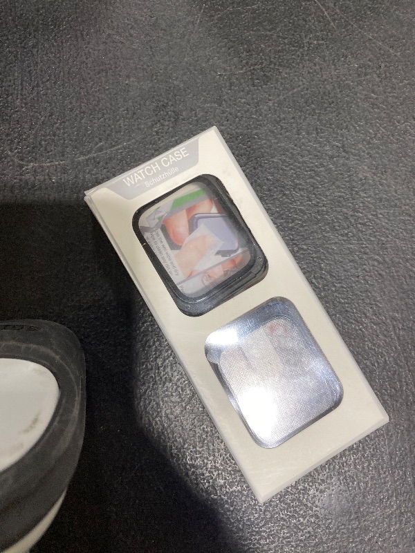 Photo 1 of Adepoy 2 Pack Rugged Case Compatible for Apple Watch 45mm Series 9/8/7 with Tempered Glass Screen Protector, Military All Around Hard TPU Protective Cover Case Shockproof Bumper for iWatch Men 45mm