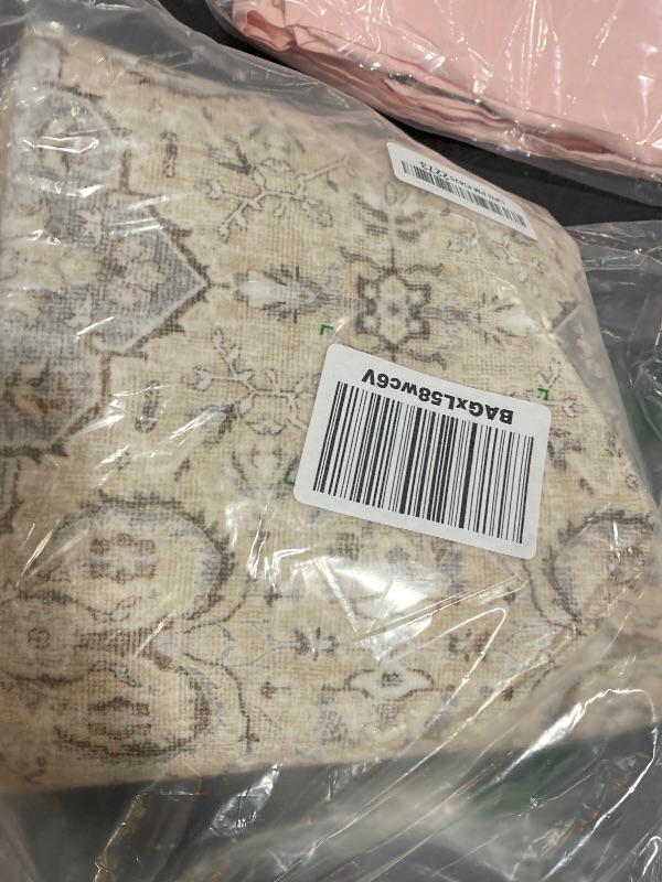 Photo 1 of 2x6 Hallway Washable Runner Rug : Vintage Soft Kitchen Laundry Runner with Non Slip Backing Farmhouse Entryway Living Room Floor Mat Stain Resistant Carpet for Bedroom Bathroom Distressed Beside Rug