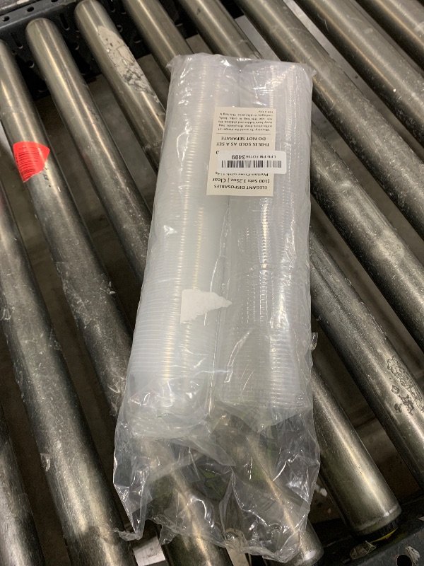 Photo 1 of (3.25 oz - 100 Sets) Clear Diposable Plastic Portion Cups With Lids, Small Mini Containers For Portion Controll, Jello Shots, Meal Prep, Sauce Cups, Slime, Condiments, Medicine, Dressings,