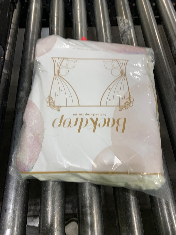 Photo 1 of 10 ft x 8 ft Wrinkle Free Ivory Backdrop Curtain for Wedding Parties, Polyester Ivory Photo Backdrop Drapes 2 Panels 5x8ft for Baby Shower Photoshoot Engagement Birthday Party Photography Background