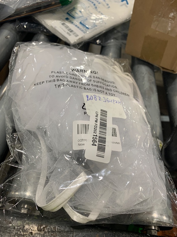 Photo 1 of 
 Ask Rufus

What material is the comb made of?
 
Can it be worn with different hairstyles?
 
Is it machine washable?
 
Ask something else
Brand: Korty
Wedding Veil,2/3 Tier Ribbon Edge Center Cascade Bridal Veil with Comb for Bachelorette Party