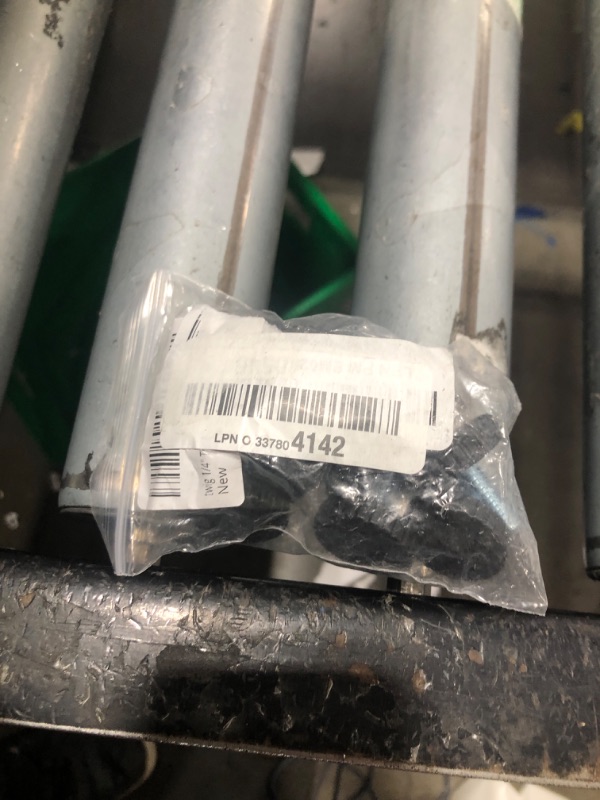 Photo 1 of 1/4" Threaded Table/Chair/Furniture Feet Levelers Screw in Threaded (12 Pack) Adjustable Leveling Foot Pads Glides Screw on for Bar Stool/Bench/Bed/Cabinet/Desk/Dresser/Wood Legs(Black,Nylon,1/4-20)