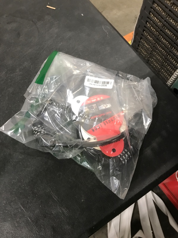 Photo 1 of 2 PACK Bike Locks Cable,Anti Theft Bicycle Lock Chain,4 Digit Security Resettable Bike Combination Lock Self Coiling Combination Cable Combo Bike Locks Without Mounting Bracket,2 Feetx1/2 Inch (Black)