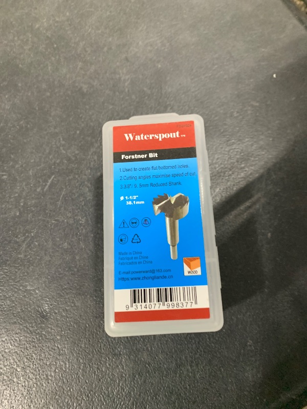 Photo 1 of 1-1/2 Inch Forstner Drill Bits, Made of Carbon Steel Forstner Bit for Wood,Wood Drilling Hole Saw, Woodworking Hinge Cutter Tool for Wood Plywood Plastic with Storage Case