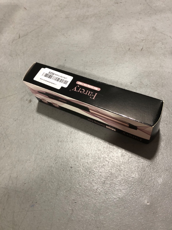 Photo 1 of 1 Inch Dual Voltage Ceramic Curling Iron with Keratin & Argan Oil, Mini Hair Curler, Travel Size with Storage Bag