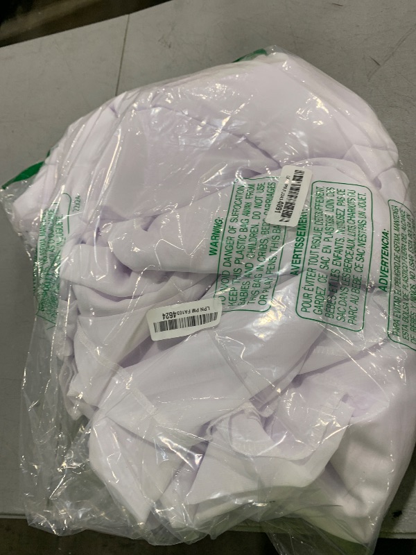 Photo 1 of 10ft x 10ft White Chiffon Backdrop Curtains, Wrinkle-Free Sheer Chiffon Fabric Photo Curtain Drapes for Wedding Ceremony Arch Party Stage Photography Decorations