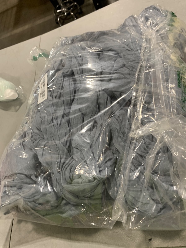 Photo 1 of 10 Pack Dusty Blue Cheesecloth Table Runner 35x120 Inch 10Ft Rustic Gauze Cheese Cloth Table Runner Sheer Cheesecloth Table Runners for Wedding Party Bridal Shower Decoration