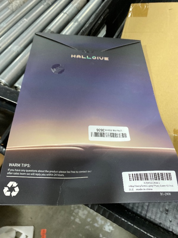 Photo 1 of 4-Way Laptop Privacy Screen Shield 13.3 Inch, Removable 16:9 Aspect 360° Privacy Filter Screen Protector for 13.3 Inch Laptop Computer, Anti Glare Blue Light Slide Mount Tabs Cover for Generic Laptop