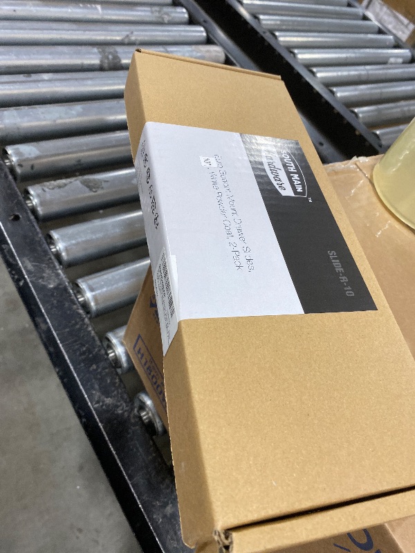 Photo 1 of 10" Bottom-Mount Drawer Slide Kit, Steel Tracks, 1.2 mm Thick, 20-Pair, White Powder Coat Finish