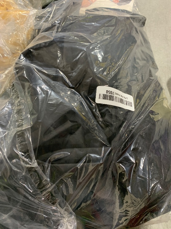 Photo 1 of [2025 Upgraded 900D Fabric] Fire Pit Cover Round for 33-36 inch Fire Pit, 900D Heavy Duty Waterproof Fabric with Air Vent, Handle & Tightening Drawstring, 36"Dia x 24"H -Black