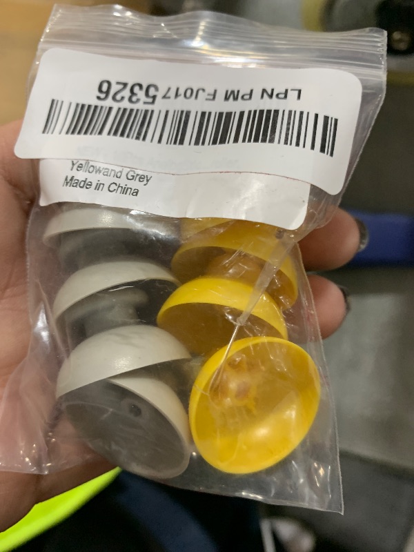 Photo 1 of 10 Pcs Analog Stick Joystick Thumbstick Thumb Cap Replacement for Nintendo Gamecube NGC Controller, Yellow and Grey