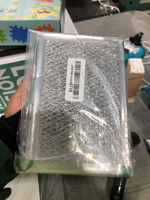 Photo 1 of [2 Pack] OEM Microwave Filter Replacement 7.64" x 5.12" Fit for GE WB06X10309 WB06X10359, Microwave Vent Filter, Microwave Grease Filter, Filters Kitchen Oven Air Over the Range Vent Fan