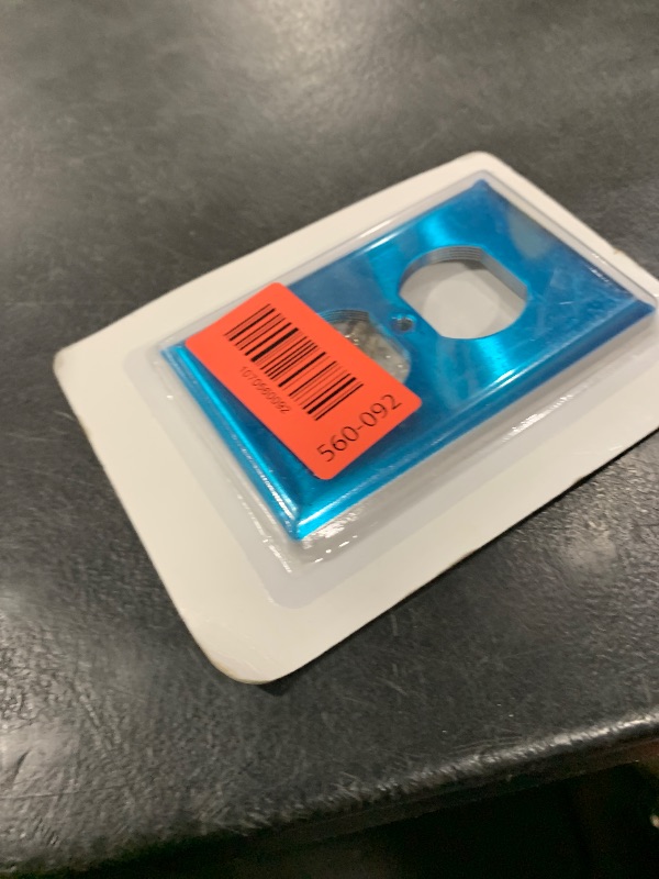 Photo 1 of [5 Pack] BESTTEN Duplex Metal Wall Plate with Protective Film, 1-Gang Standard Size, Corrosion-Resistant Stainless Steel Outlet and Switch Cover, Industrial Grade, Brushed Finish, Silver