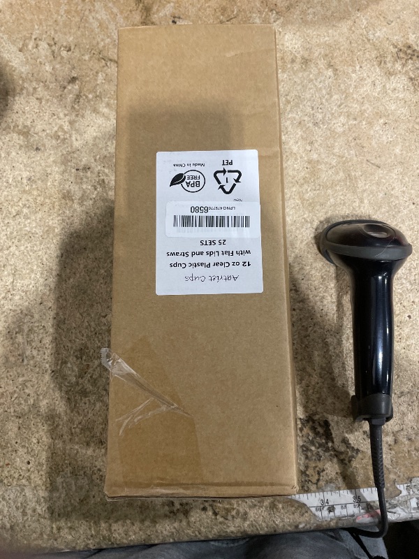 Photo 1 of 12 oz Clear Plastic Cups with Lids and Straws, Disposable Coffee Cups 25 Sets