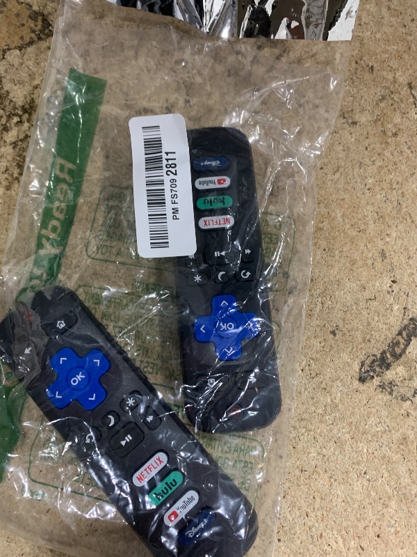 Photo 1 of (Pack of 2) Replacement Remote Control Only for Roku TV, Compatible for TCL Roku/Hisense Roku/Onn Roku/Sharp Roku/Element Roku/Westinghouse Roku/Philips Roku Smart TVs (Not for Roku Stick and Box)