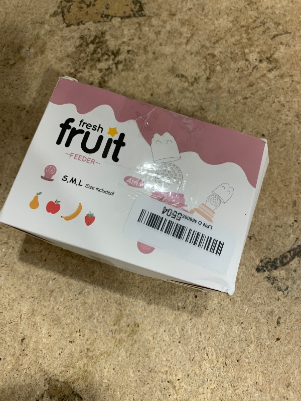 Photo 1 of 2 Pack Silicone Baby Fruit Feeder with Mini Freezer Tray, Breastmilk Popsicle Molds for Baby Teething Relief, Fresh Food Feeder for Safe Infant Self Feeding, Extra Food Pouches - Pink