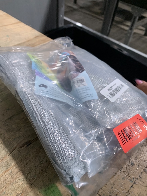 Photo 1 of 20 Pcs New Upgrade 3-Layer Metal Dish Cloth, No Scratches Wire Cleaning Cloth , Reusable Multipurpose Wire Dishwashing Rag for Kitchen Cleaning Cloths,Sinks,Dishes,Stove Top, Dimensions, 7.87“ x 7.87”