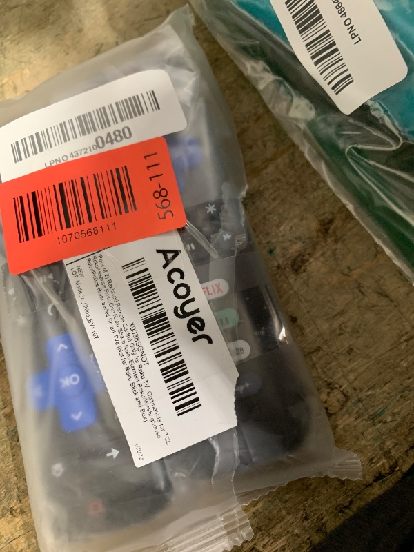 Photo 1 of (Pack of 2) Replacement Remote Control Only for Roku TV, Compatible for TCL Roku/Hisense Roku/Onn Roku/Sharp Roku/Element Roku/Westinghouse Roku/Philips Roku Smart TVs (Not for Roku Stick and Box)