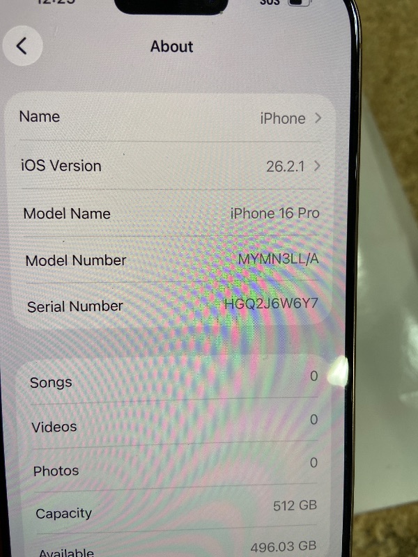 Photo 1 of ****PARTS ONLY****
Apple iPhone 16 Pro, US Version, 512GB, Desert Titanium - Unlocked (Renewed Premium)